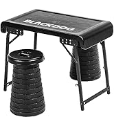 Amazon.co.jp: BLACKDOG(黒犬) ポータブルテーブルスツールセット